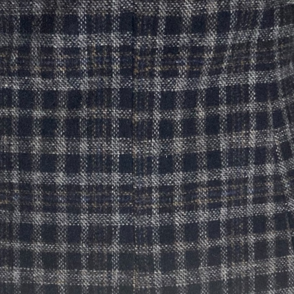 Reformation Mabel Jacket NWT Wool Blend Belted Blazer in Navy Check - Picture 7 of 12